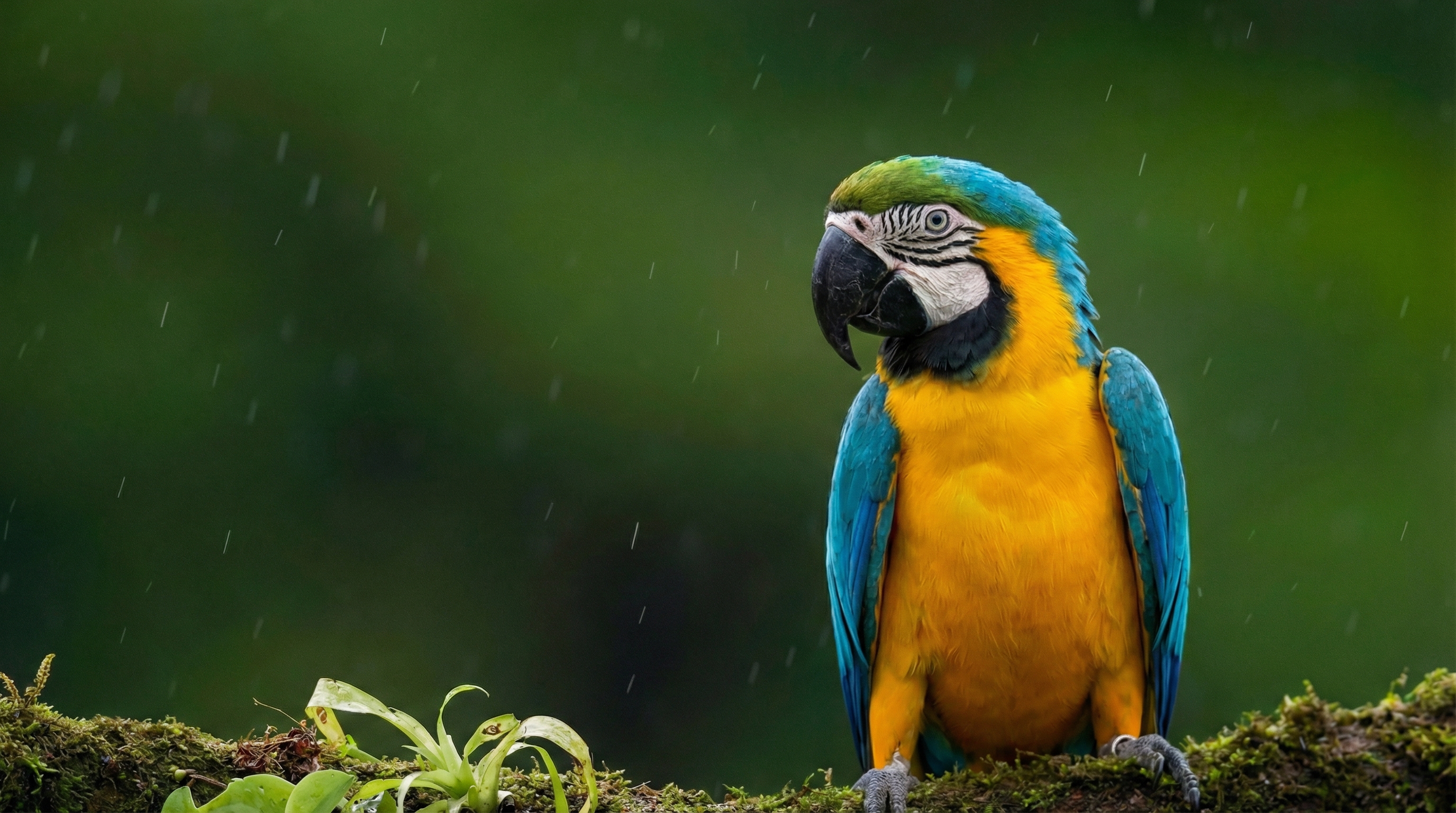 Magnificent parrot at Furever Escape